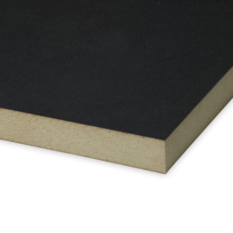 Gemelamineerd zwart MDF vochtwerend plaatmateriaal